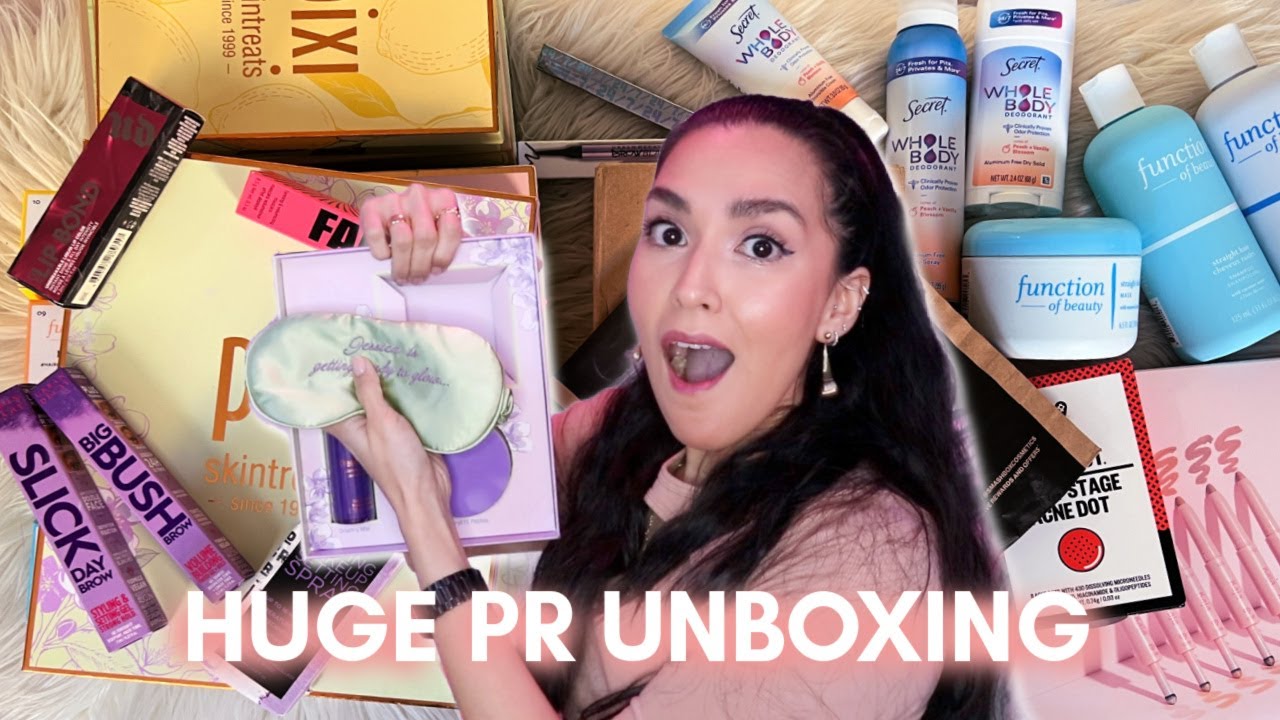 First PR Unboxing of 2024 l Pixi, Urban Decay, Smashbox, Benefit, Kaja & More