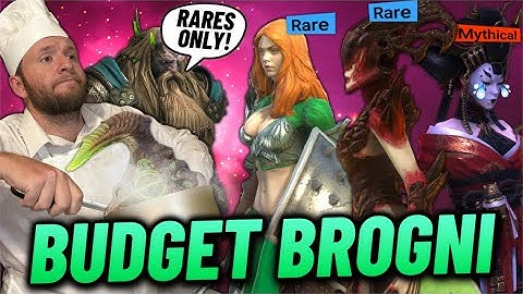 How to Cook the BEST Budget Brogni Team! Lowest Investment Possible! - Raid Shadow Legends