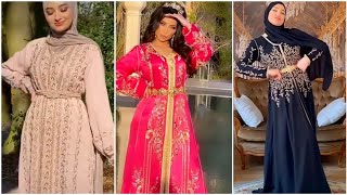 أروع موديلات القفطان والتكشيطة المغربية لسنة 2021 best caftan