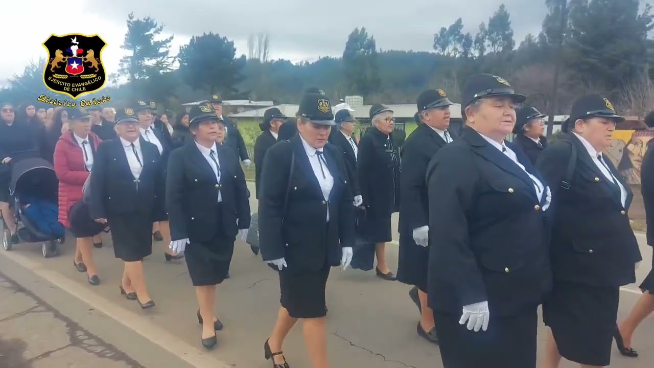Desfile aniversario 92 EECH Distrito Cañete
