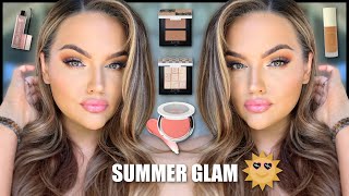 GO-TO SUMMER GLAM TRYING NEW MAKEUP!