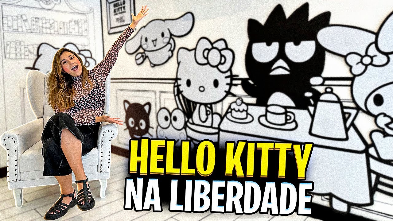 Restaurante 2D da HELLO KITTY na LIBERDADE