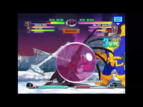 MvC2: Necroweed - Samurai + Bubble Raimeken 2x Crossup 96% Sequence .:8.18.22:.