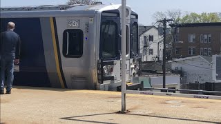 LIRR M9 9047 arriving from the Babylon yard.