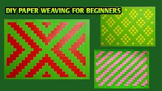 Step-by-Step Paper Weaving Tutorial for Adults | Practice Simple Paper Weaving Techniques