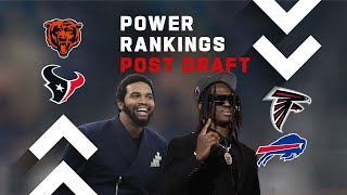 Power Rankings: Who's up/down after 2024 NFL Draft?
