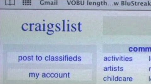 Filmmaker survives only by Craigslist