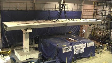 Accelerated Bridge Construction Test Unit under Seismic Loading 7.0 Earthquake vertical only