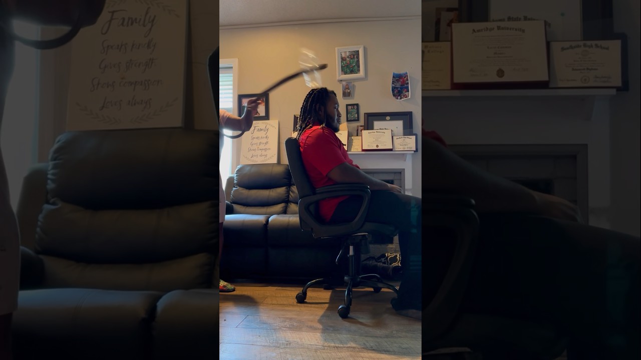 SMACK WATER BOTTLE OFF MY HUSBAND HEAD w/ A BELT CHALLENGE 🤣| 