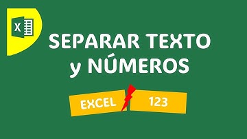 🔴 SEPARAR TEXTO Y NUMEROS EN EXCEL
