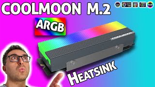 Coolmoon ARGB M.2 SSD heatsink - CM-M73S review #ARGB #SSD