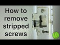 Remove a Stripped Screw