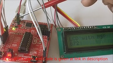 Interfacing LCD with MSP430G2 using Energia
