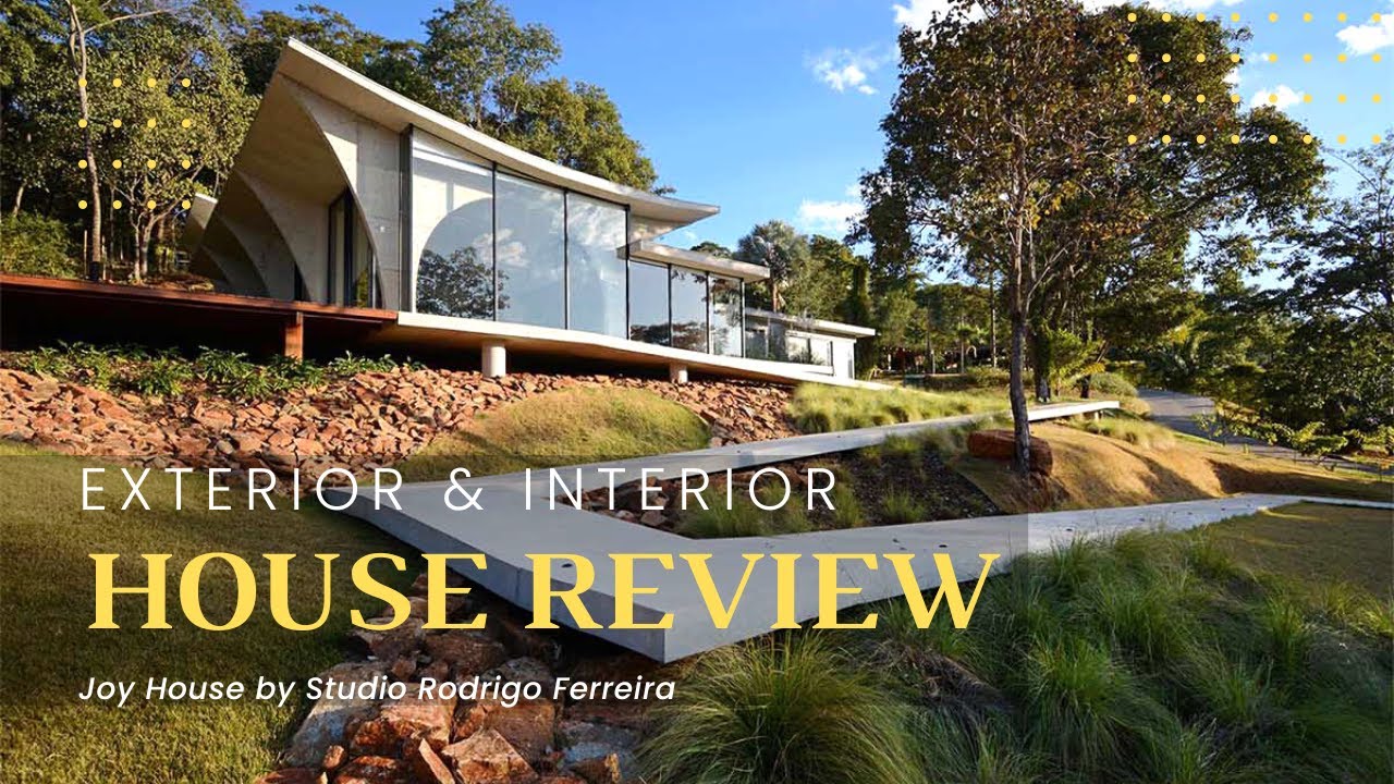 Casa Joy, дизайн дома в Бразилии из бетона, стекла и дерева