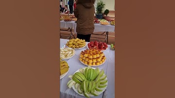 Tiệc Buffet ở trường con em ạ❤️❤️❤️