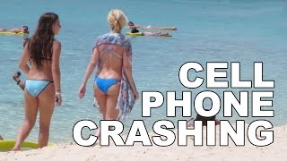 CELL PHONE CRASHING at the CAYMAN ISLANDS!