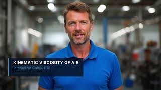 Kinematic Viscosity Of Air Calculator — How to Use It | Engineering Tool screenshot 1
