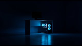 Quiet PC Room at Night Calm Computer Noise for Relaxation & Sleep 2 Hours