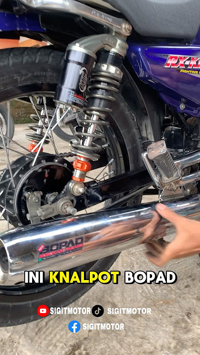 Knalpot bopad suaranya mantap #rxkingmodification #bopad#bengkelmotor #turorial #sigitmotor#rxking