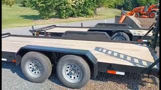 GA718ET-10K - NEW 81" x 18' Equipment Trailer By Gatormade Trailers