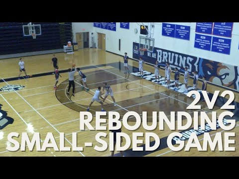 2v2 Rebounding Small-Sided Basketball Game
