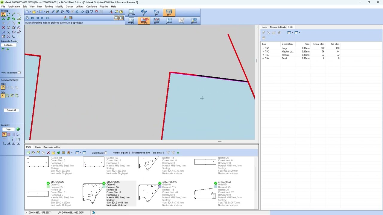 End Burns for Thick Materials