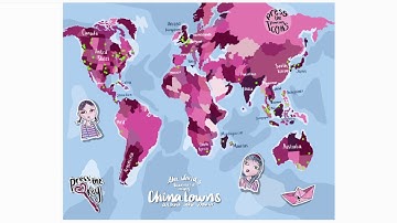 Data Visualisation - Chinatown around the world (P5.js)