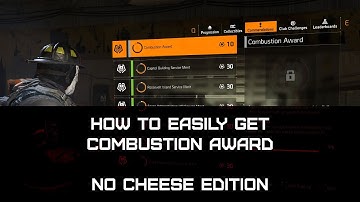 How to EASILY get the Combustion Award, no cheese needed | Tom Clancy