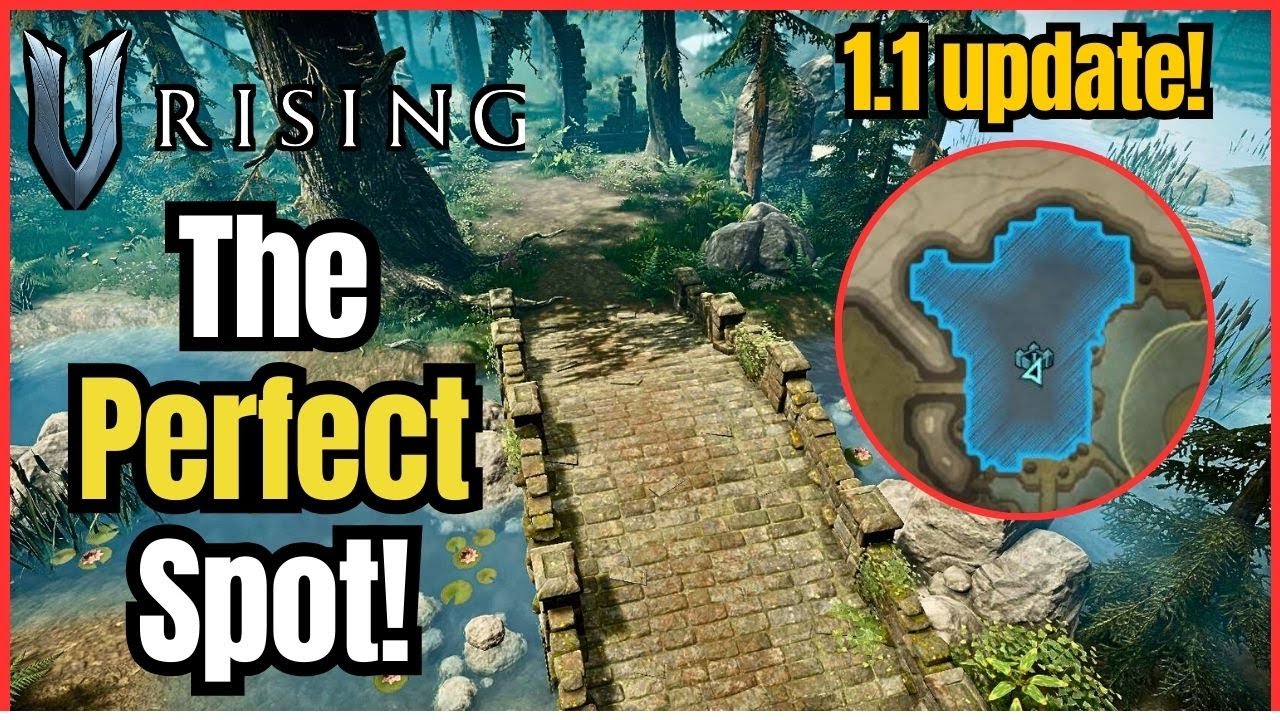 Top 20 BEST BASE LOCATIONS for PvE Castles in V Rising | Scenic Plots ...