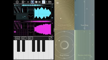 SpaceCraft being controlled by TC Data inside Audiobus 3.