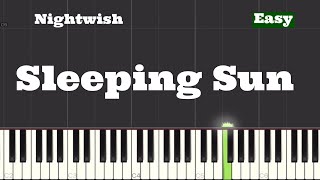 Nightwish - Sleeping Sun Piano Tutorial | Easy
