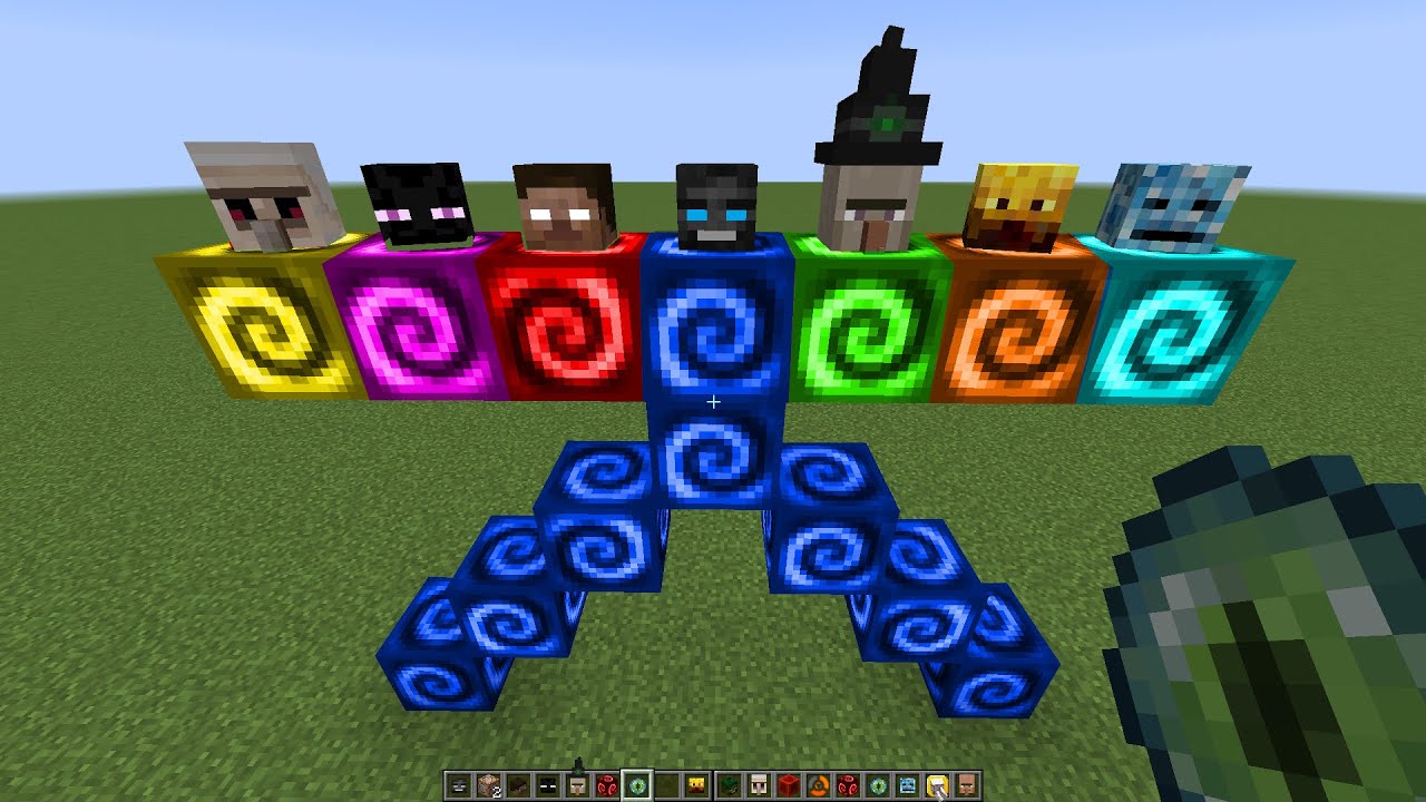 what if you create a Wither Multi Golem Boss in MINECRAFT