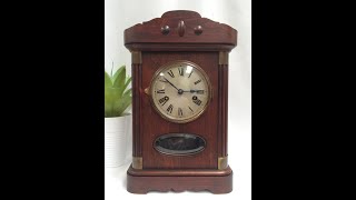 Clock Strike Chime Sound Gustav Becker Pendulum Mantel 12 Day Item - Adelaide Clocks