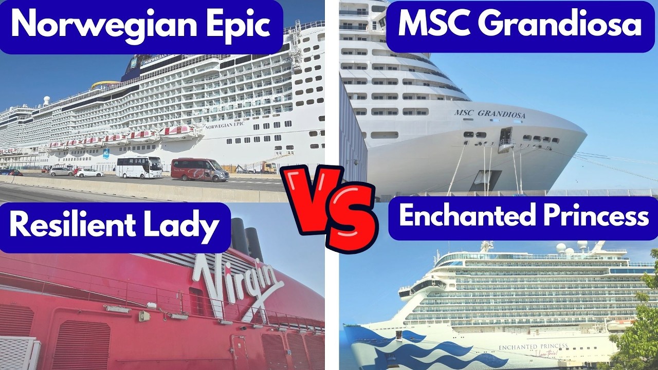 4 Cruise Lines in 5 months?!  Our Favorite Ship Revealed!