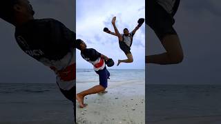 Kickboxing Beach training #mma #muaythaifamily #dubai #muaythai #thaiboxinglife #martialarts #kerala