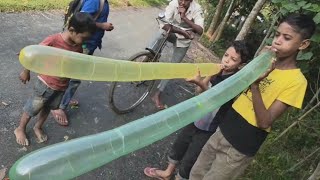 Outdoor Rocket Balloons Blow To Pop With Learn Colors For Kids Part-17