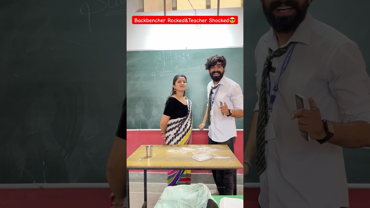 Backbencher Rocked & Teacher Shocked😎#shorts #backbenchers #funnyshorts #ytshorts #teratrigun