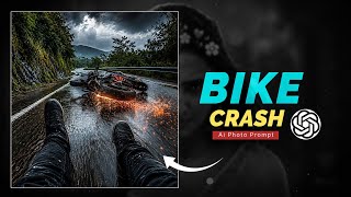 New Trending Bike Crash AI Photo Prompt | Viral AI Editing | Shabnameditz screenshot 5