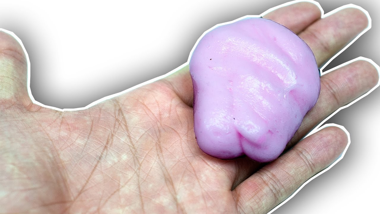 Diy How To Make Slime Not Sticky With A Secret Ingredient