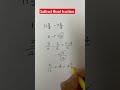 How to subtract mixed fractions math tutor mathtrick learning fraction shorts mixedfractions