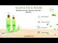 Say goodbye to acne with alovas pure organic face wash