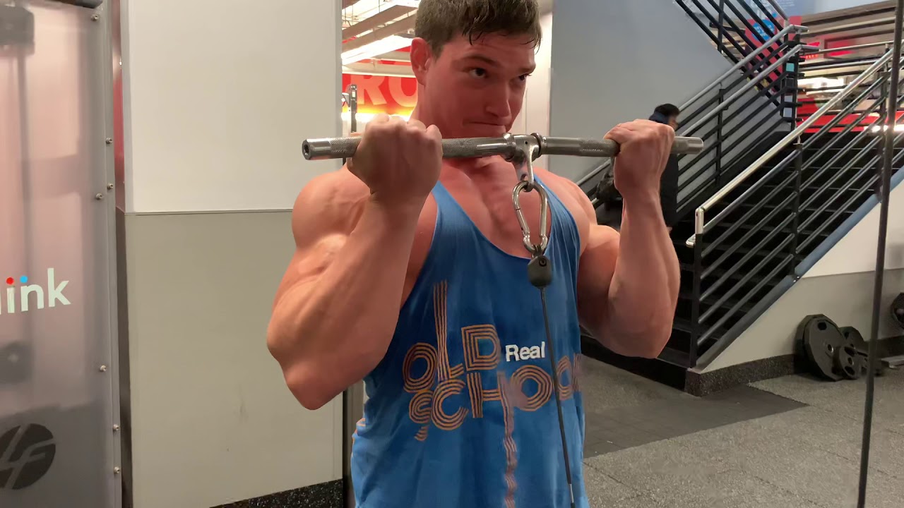 Bicep Curls (cable/ez bar) + bodybuilding poses YouTube