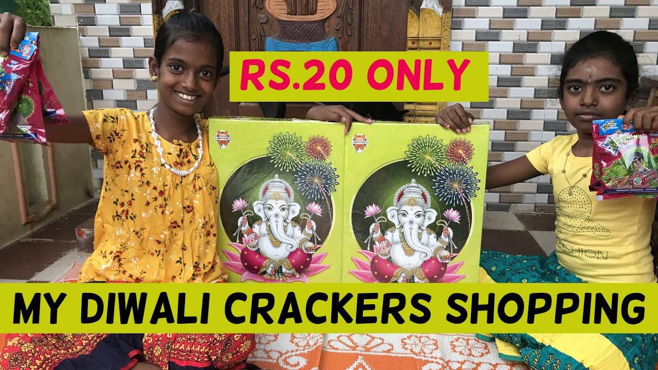MY diwali crackers shopping Routine Sisters my big crackers