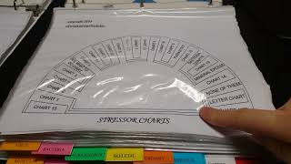 Dowsing on charts to identify health & life problems