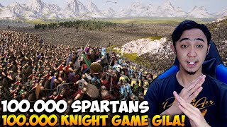 UEBS 2 RILIS 100.000 SPARTANS vs 100.000 KNIGHT - Ultimate Epic Battle Simulator 2 Indonesia screenshot 4