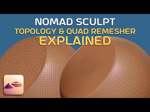 Topology & Quad Remesher Explained | Nomad Sculpt Quick Tutorial