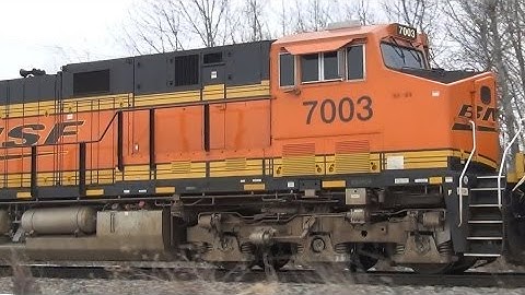 Chasing a BNSF Engine on NS 14M Train