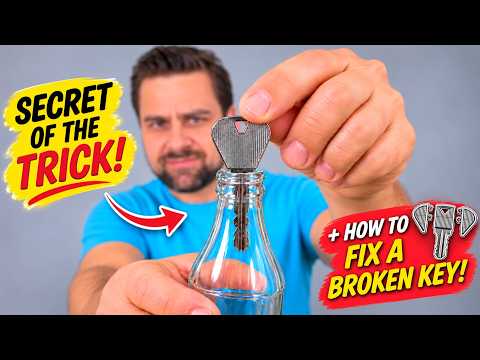 Key THROUGH a Glass Bottle! 🔑🍾 FULL TUTORIAL! 🤯