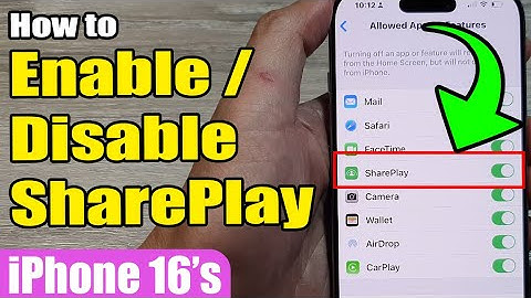 🎬How to Enable/Disable SharePlay on iPhone 16/16 Pro Max | iOS 18 Guide