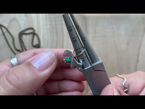 Making Consistent Sized Wrapped + Coiled Loops with Loop Making Pliers - Vintaj DIY Jewelry